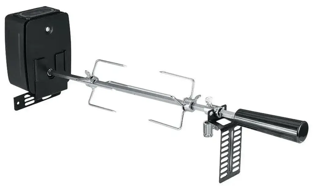 Kit Rôtissoire Électrique Inox avec Moteur à Broche Tournante 360°