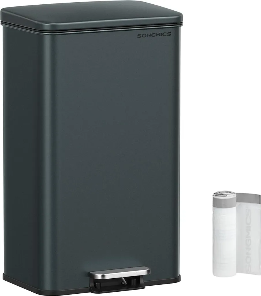 Collecteur de déchets ménagers 40 litres anthracite pour la cuisine