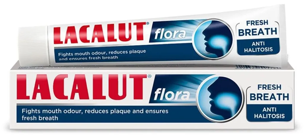 Dentifrice Lacalut Flora 75ml pour Retrouver une Haleine Pure et Saine