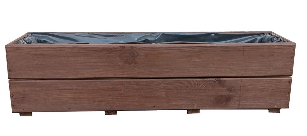 Drevený kvetináč 90 cm – kvetináč na balkón a terasu – Obrázok produktu 