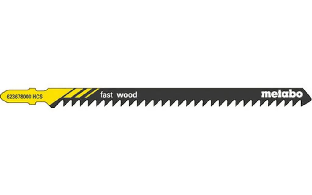 Metabo 623678000 T344D: Set 5 Lame Legno per Tagli Rapidi e Spessi