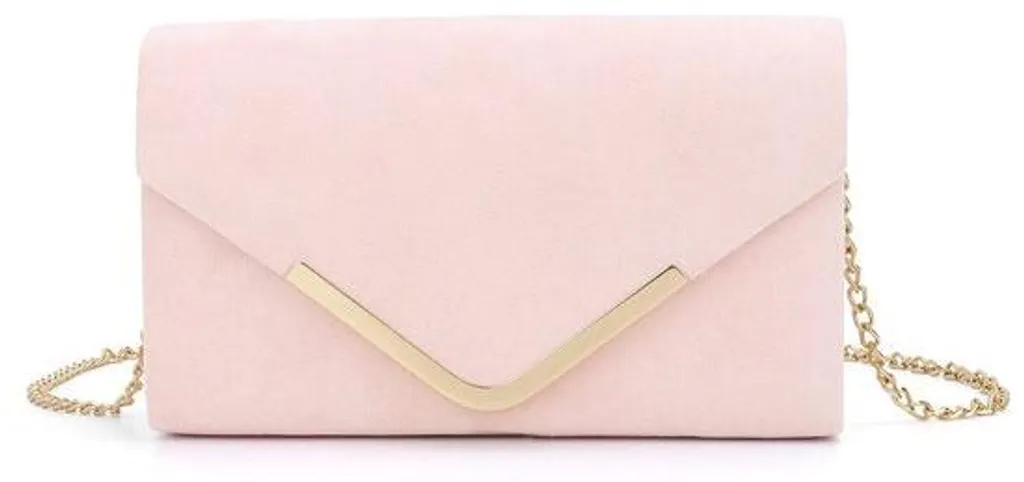 Pochette de soirée en simili cuir chic pour mariage et cérémonie - Noir