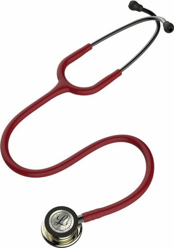 Littmann Classic III 5864 Champagner Finish, Stethoskop für die Innere Medizin, bordeauxrot