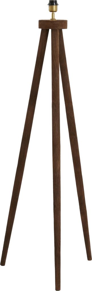 Light & Living - Stehleuchte Ilias - Braun - 52x52x122cm für Wohnzimmer, Schlafzimmer