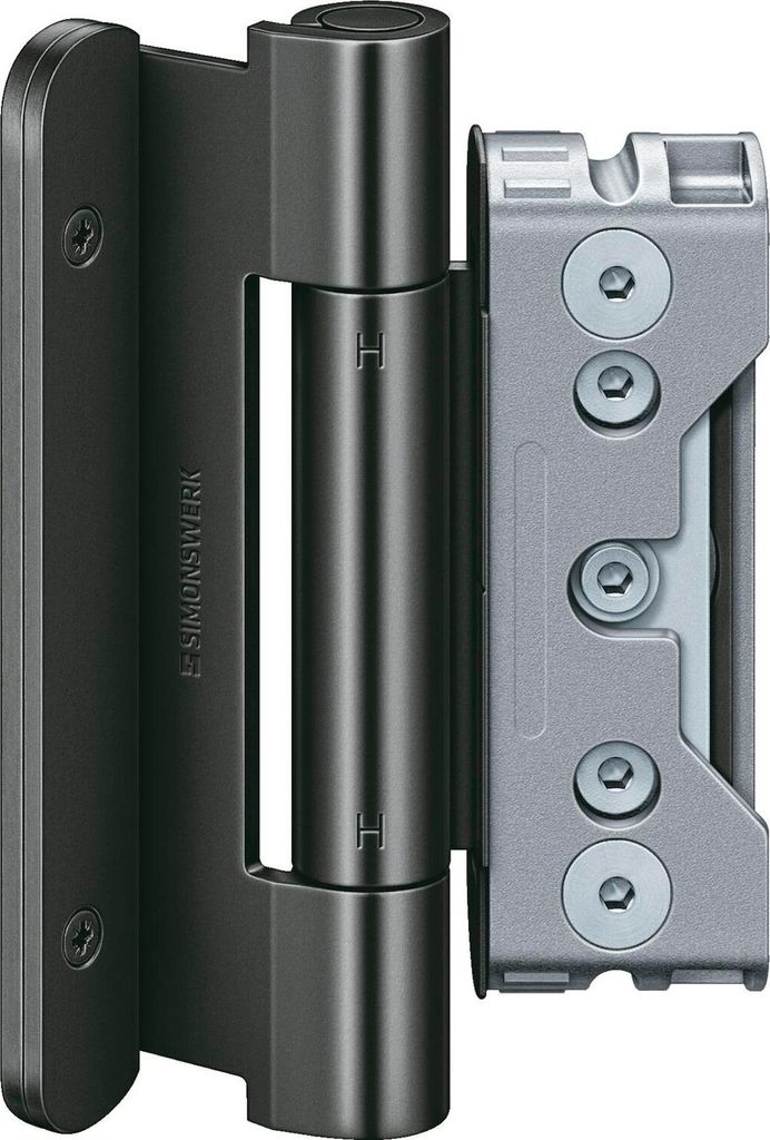 SIMONSWERK Einfräsband BAKA Protect 4010 3D FD MSTS,tiefschwarz, RAL 9005 matt