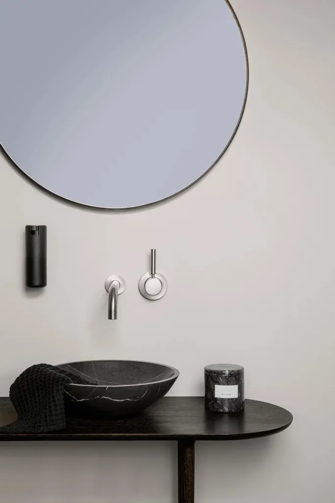 Blomus Modo 66259: Dosatore Sapone Parete Nero Titanio - Lusso Minimal - 4