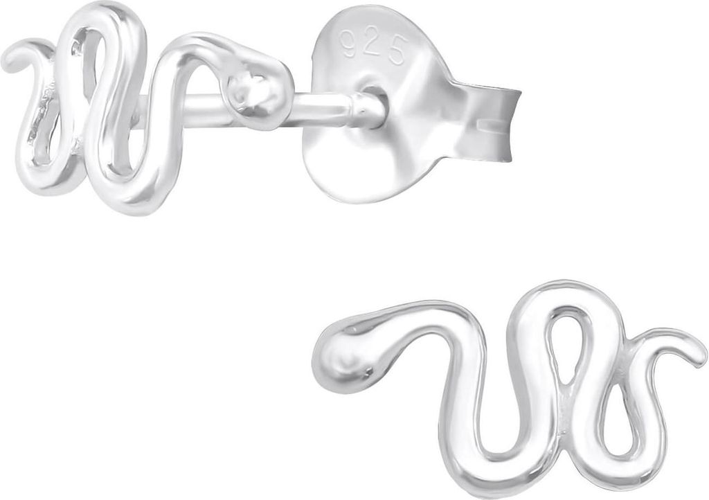 Ohrringe Ohrstecker Schlangen 925 Sterling Silber Produktbild 