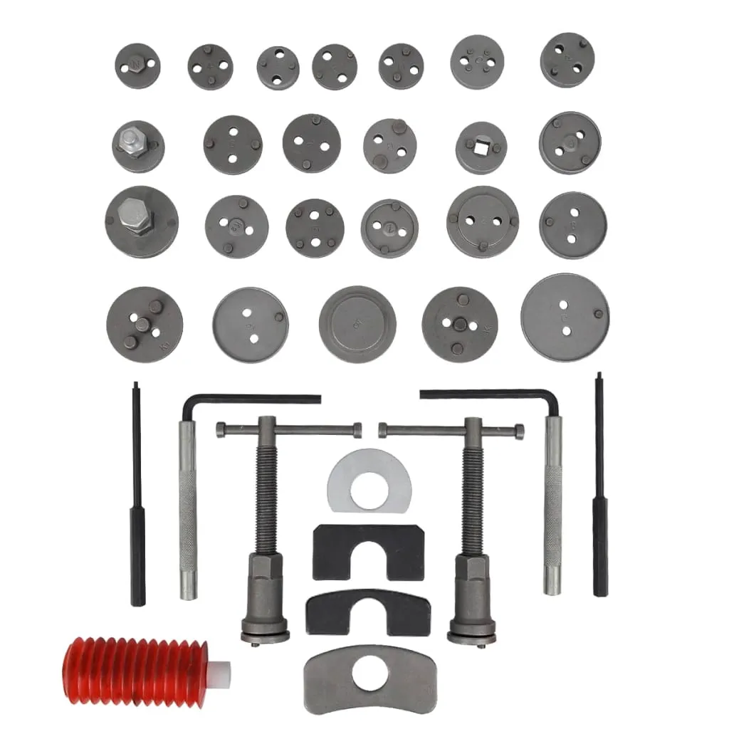 Rétracteur de Piston de Frein vidaXL 35 pcs en Acier Carbone Renforcé - 5