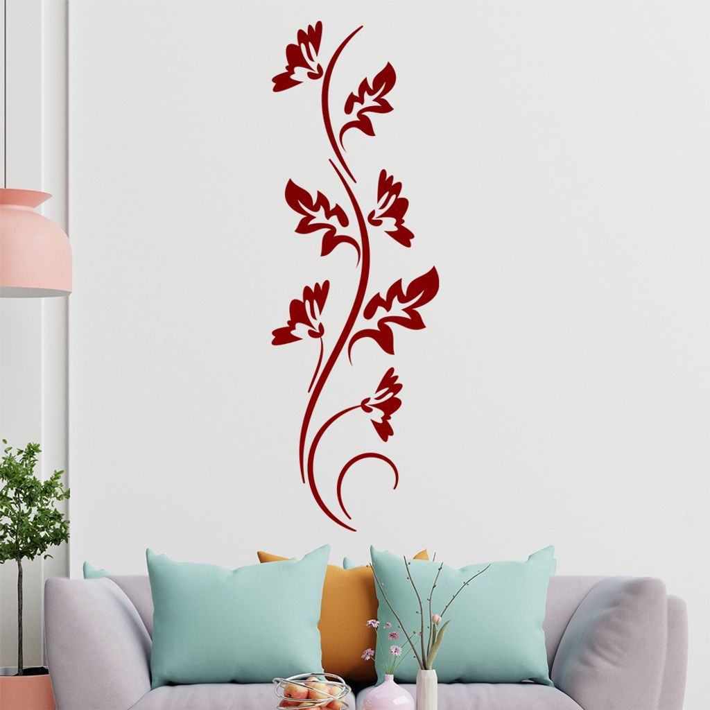 junger Baum mit Vogel Wandtattoo in 6 Größen - Wandaufkleber Wall Sticker - Dekoration, Küche, Wohnzimmer, Schlafzimmer, Badezimmer