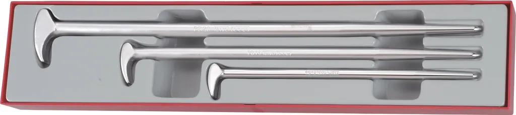 Jeu de 3 Leviers d'Atelier Tengtools pour Déblocage de Pièces Lourdes