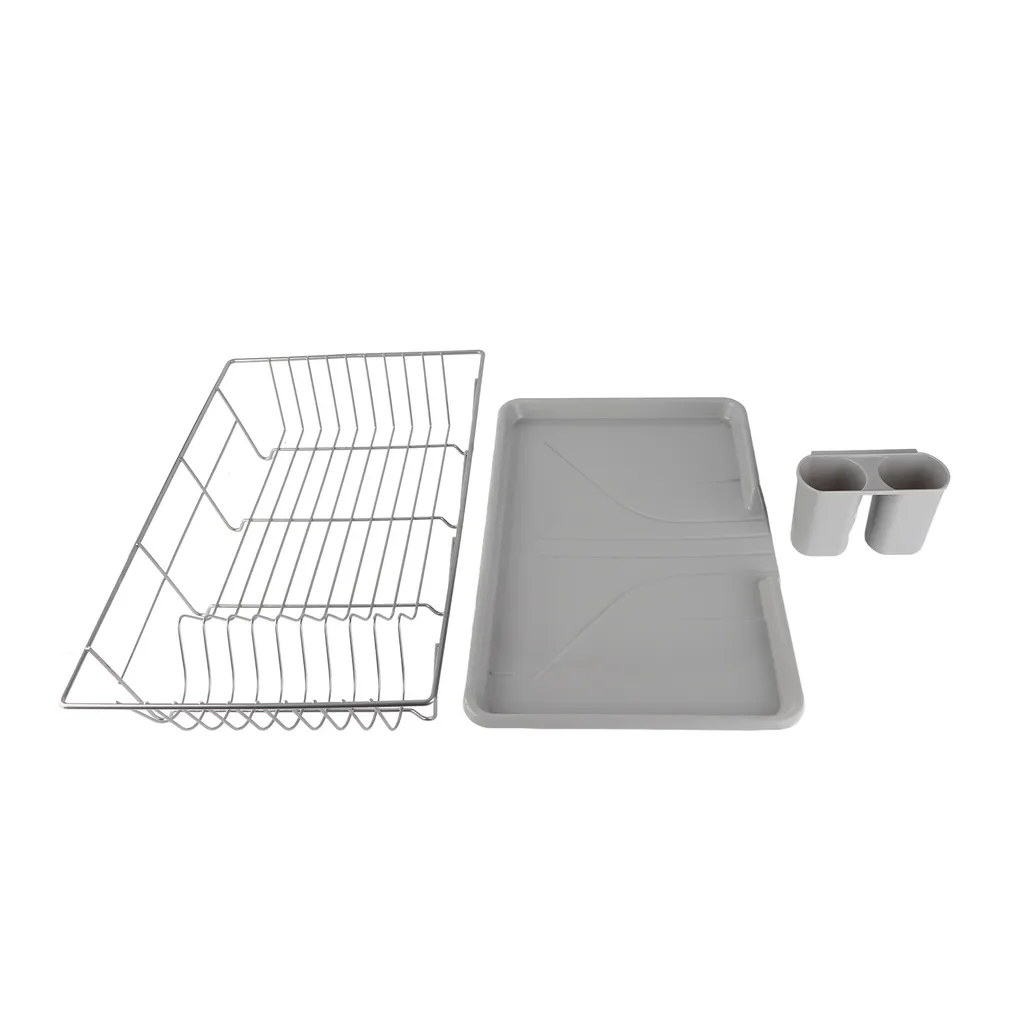 Plateau de séchage vaisselle métal pour évier de cuisine petit espace