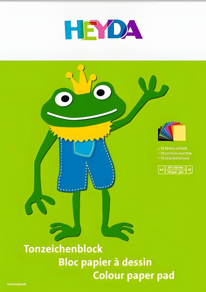 HEYDA 2047123 Tonzeichen-Block A3 Produktbild 
