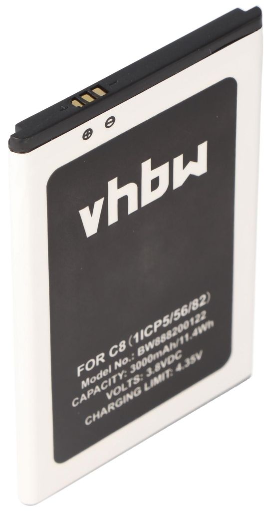Li-Ion-Akku - 3000mAh (3.8V) für Handy, Smartphone, Telefon wie Oukitel 1ICP5/56/82