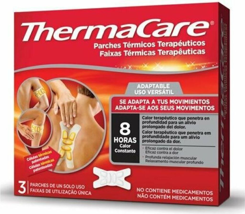 Thermacare Fasce termiche muscolari multiuso 3 unità Immagine del prodotto 