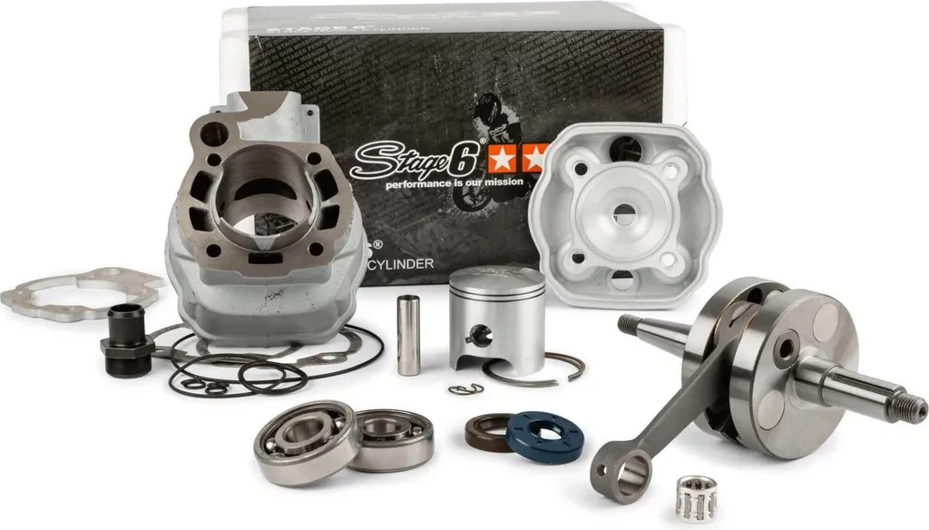 Booster Puissance AM6 : Pack Stage6 88cc et Vilebrequin 45mm Racing