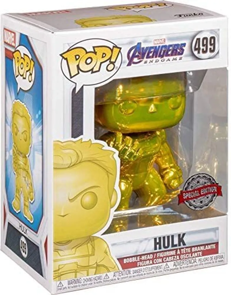 Funko Pop Hulk 499 Marvel Avengers Endgame Special Edition Vinyl Figure