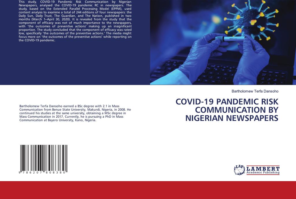 Pandemic Risk Communication By Nigerian Newspapers