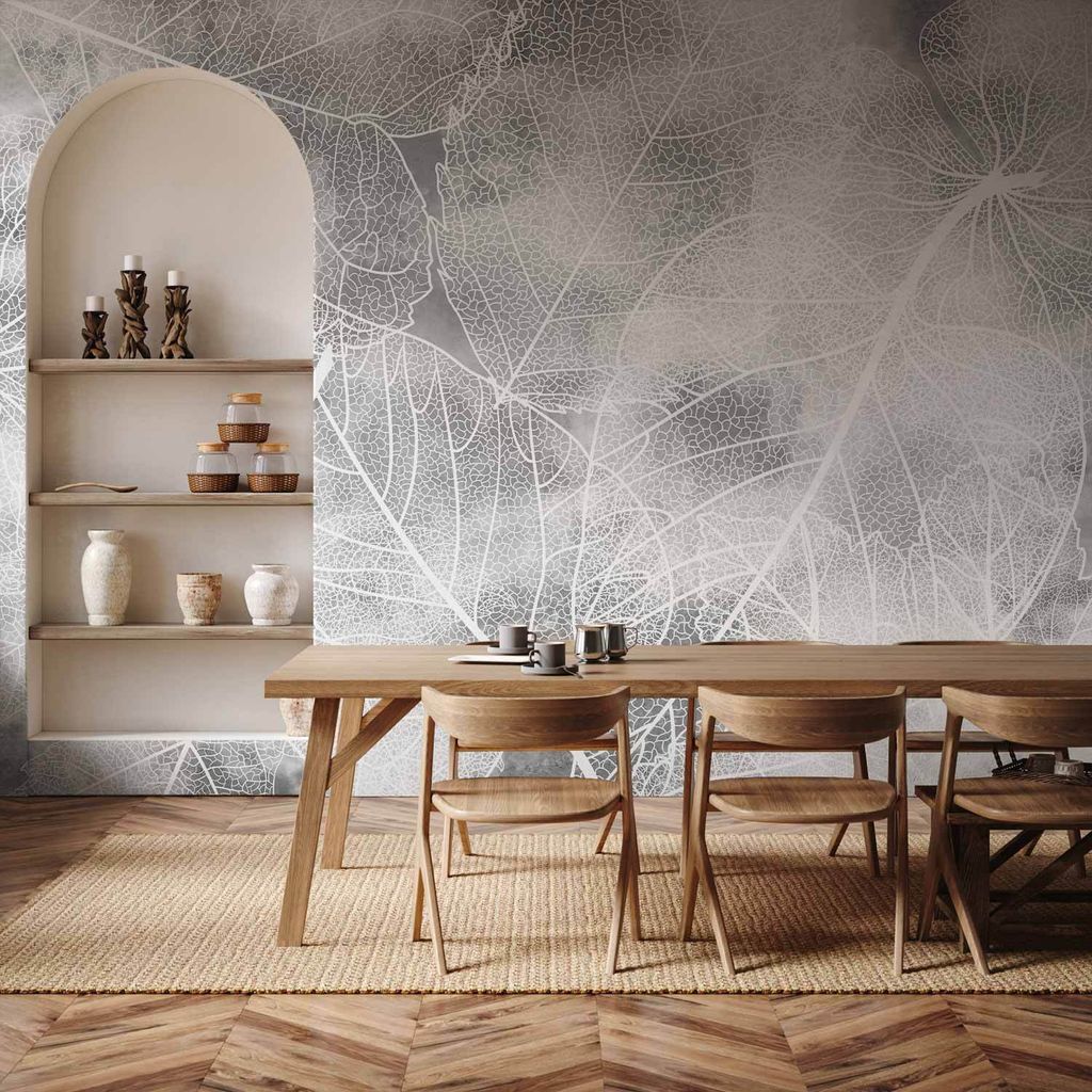 Vlies Fototapete - Nature in My Home - Third Variant 100x70 cm Blätter b-C-10043-a-c