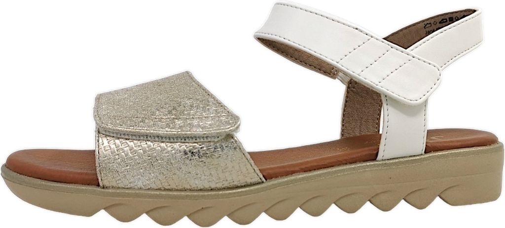 Jana Jana Da.-Sandalette Damen Sandale Sandalette Sommerschuhe gelb 8-8