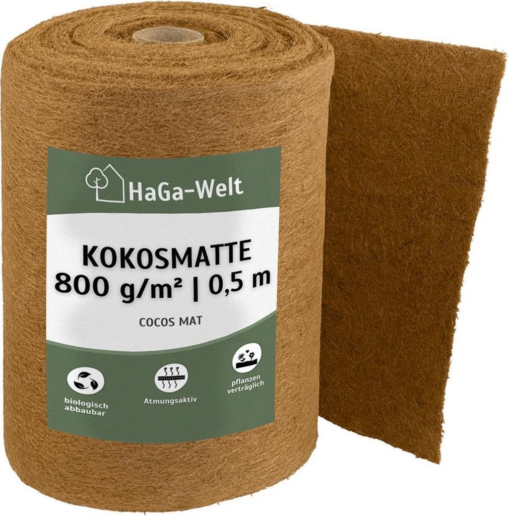 Kokosmatte 800g/m² – natürlicher Schutz vor Kälte – 0,5 Produktbild 