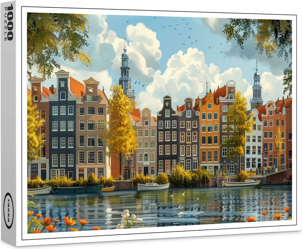 raxxa Premium-Puzzle "Amsterdam", 1000 Teile