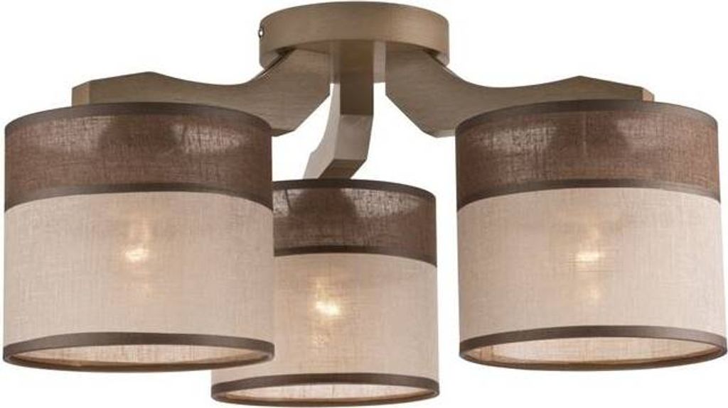 Deckenleuchte ANDREA SONOMA E27 L:40cm H:23cm dimmbar