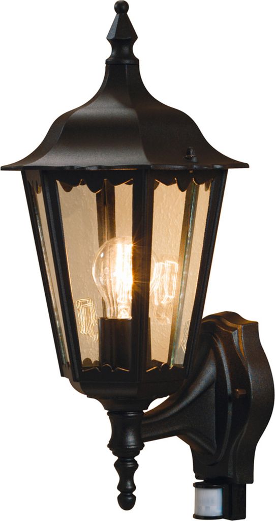 Buitenlamp Firenze met bewegingsmelder zwart Productafbeelding 