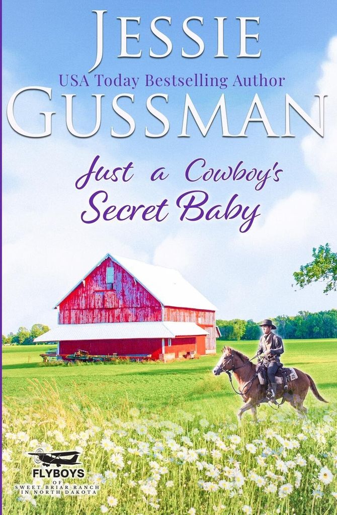 Just a Cowboy's Secret Baby (Sweet Western Christian Romance Book 6) (Flyboys of Sweet Briar Ranch in North Dakota)