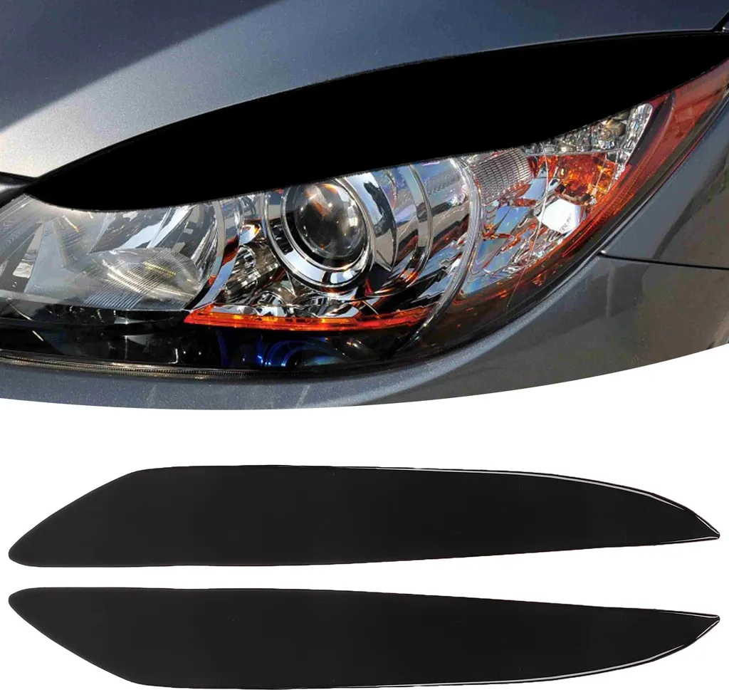 Trim Sopracciglia Fari Mazda 3 2010-13 Nero Lucido | Ricambio Premium