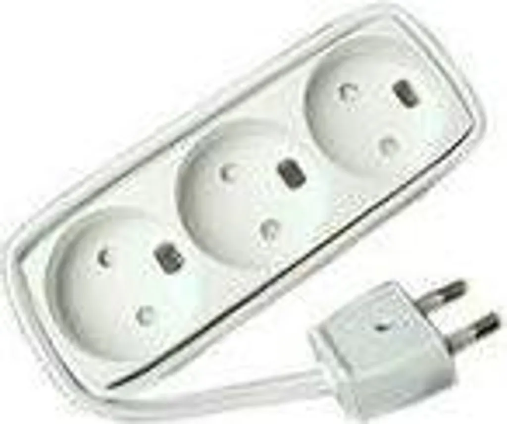Manque de prises ? Multiprise 3 sorties MicroConnect blanc 1,5m solution fixe
