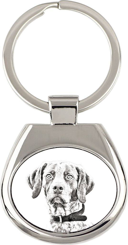 English Pointer, Englischer Pointer II - Schlüsselanhänger mit Hund, Anhänger mit Aufdruck, personalisierter Anhänger der Marke Art-Dog