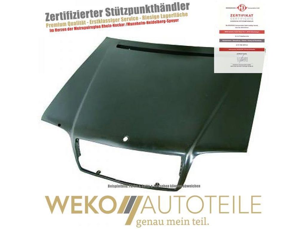 Motorhaube DIEDERICHS 1645100 für MERCEDES-BENZ