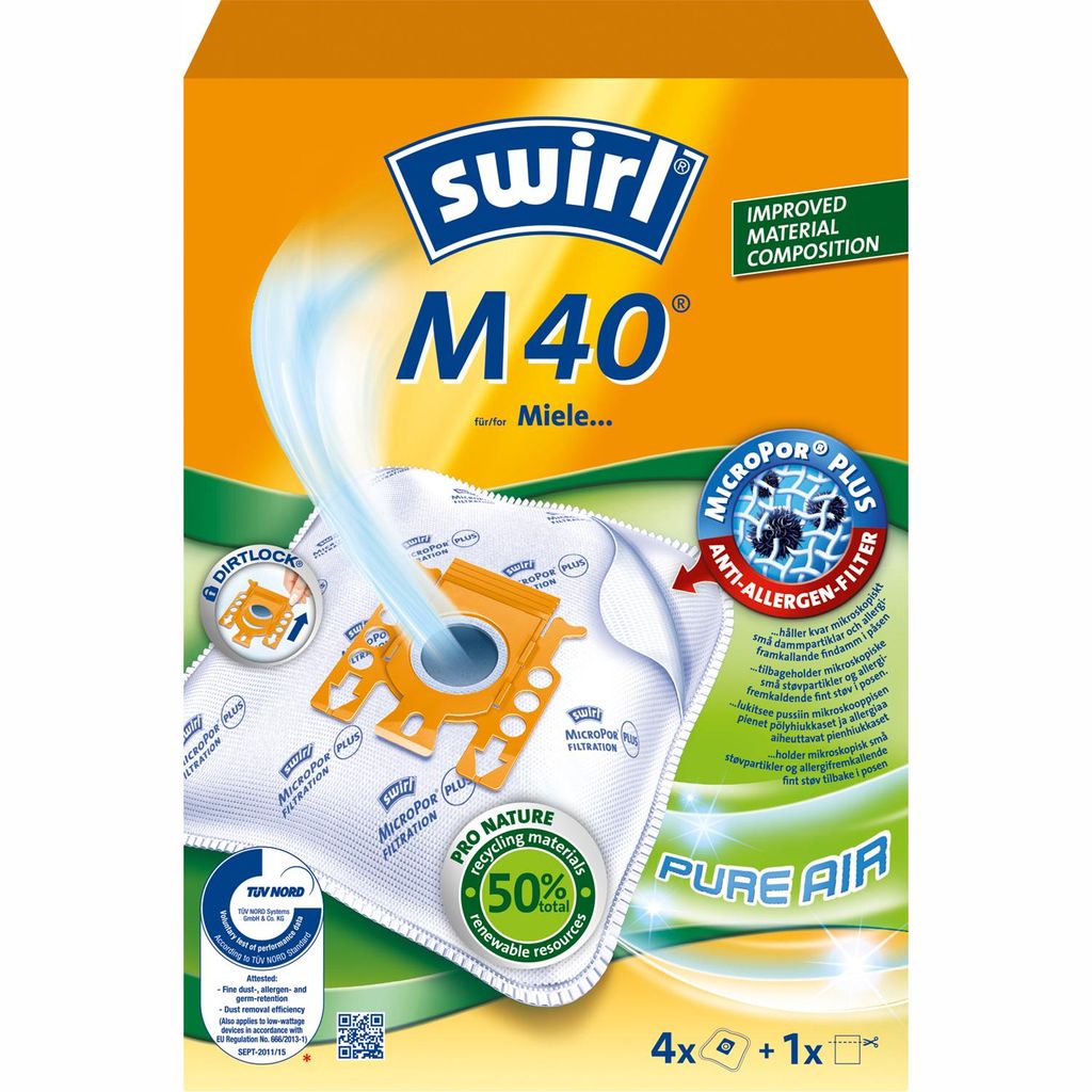 Staubsaugerbeutel M40 NOTE 3X4PCS 3PCS DFP