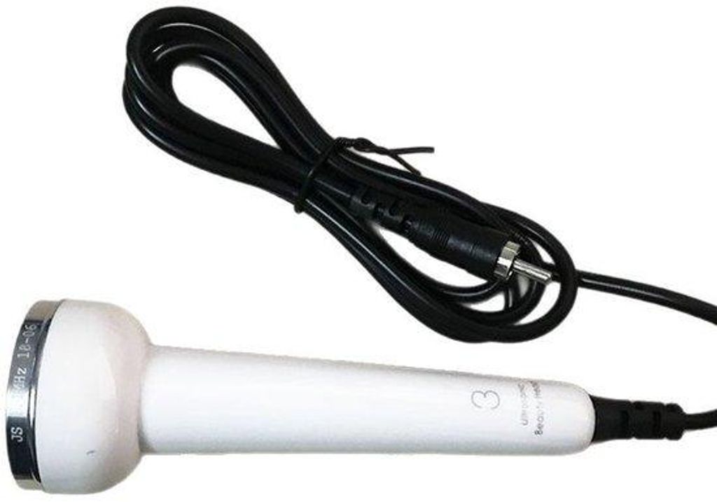 Ultraschall-Reinigungsinstrument mit flacher Kopf und spitzen, universellen Zubehörteilen