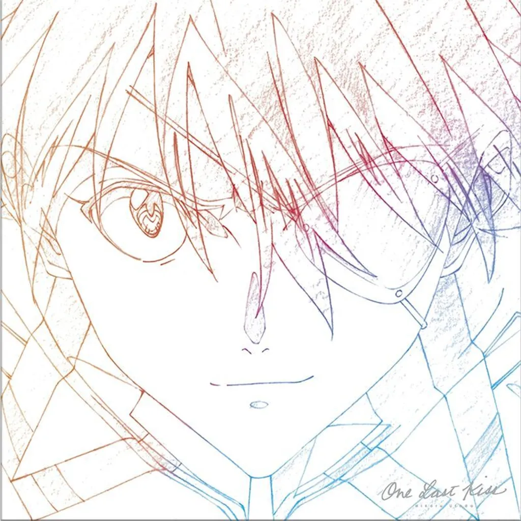 One Last Kiss Hikaru Utada Vinyle Bleu Cristal Transparent Édition Import
