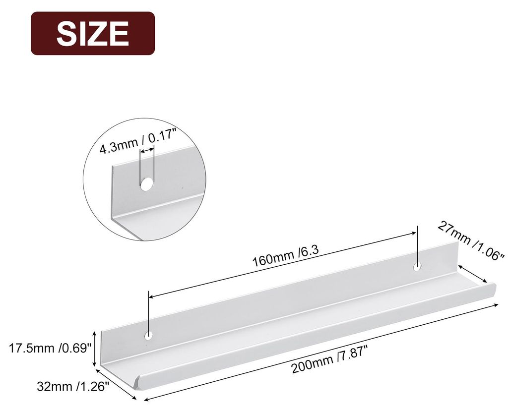 6 Stš¹ck Schrankgriffe, 200mm M?belgriffe Griffe fš¹r Kš¹chenschr?nke, Schubladengriffe fš¹r Schubladen, Kš¹chengriffe Tš¹rgriffefš¹r...