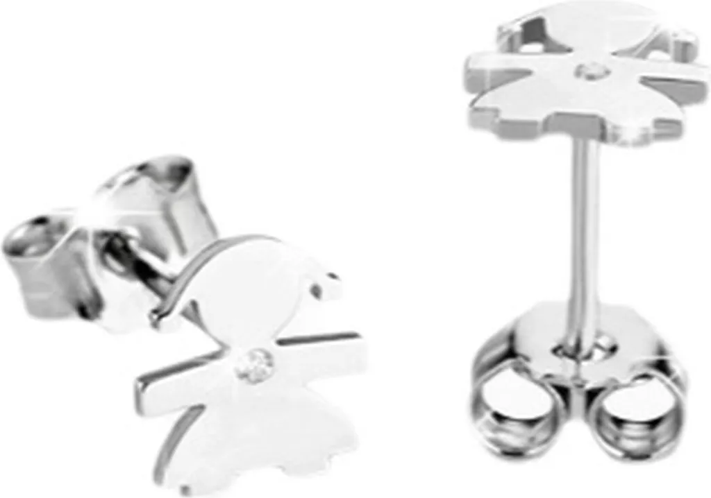 Boucles d'oreilles leBebe LBB310 idée cadeau maman or 9 carats