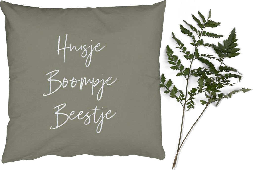 MuchoWow Zierkissen Sofakissen Wohnzimmer Dekokissen 45x45 cm Familie - Text - Familie - Zitate - Schlafpolster - Polster für das Sofa