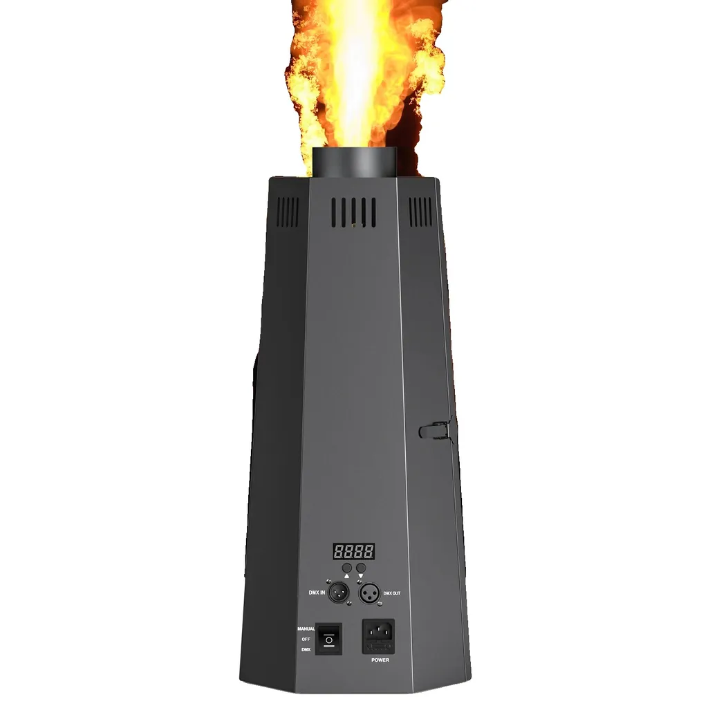 Effet spécial flamme pour DJ et Concert - Contrôle DMX 80W hauteur 3m