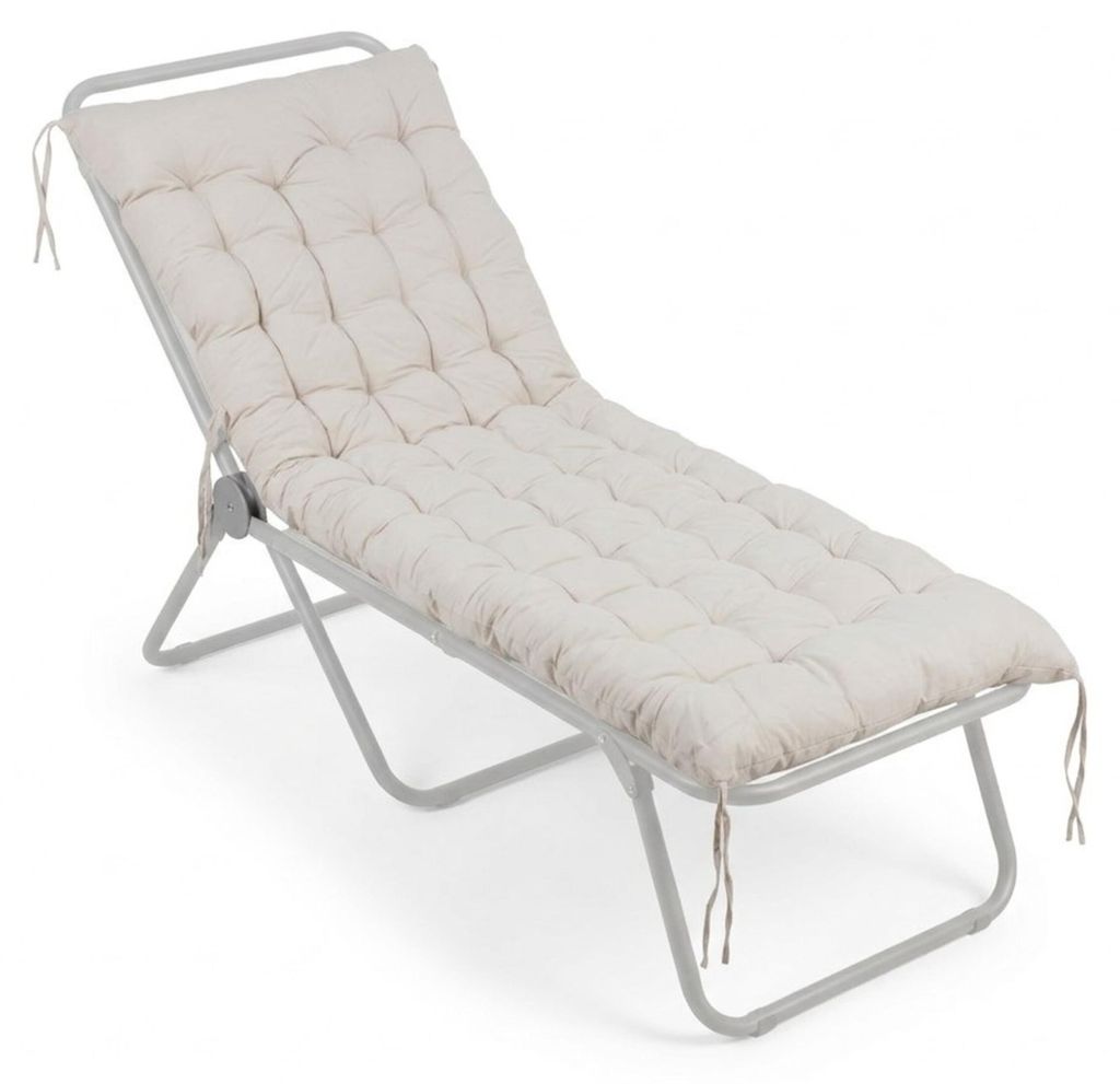 Relaxdays Bankauflage, 190x70 cm, gepolstert, gesteppt, mit Produktbild 