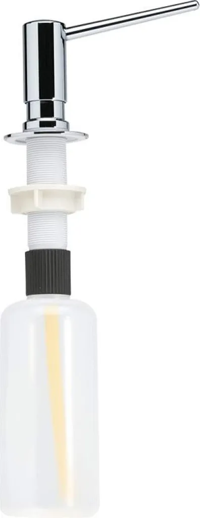 Distributeur de savon pour évier de cuisine luxe et chrome brillant