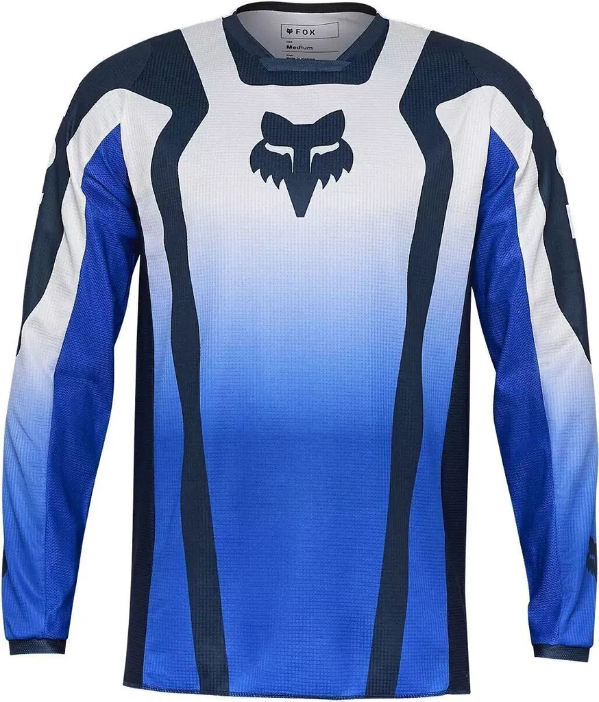 Maillot FOX 180 Lean Jersey Bleu XL pour Motocross et Enduro Performance