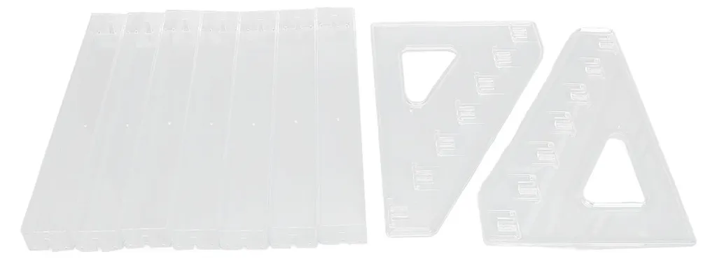 Organisateur Maquillage Transparent à 7 Étages pour Vernis et Fards