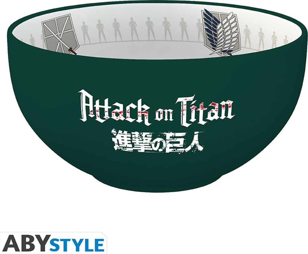 ATTACK ON TITAN - Bowl - 600 ml - Emblems S3 - cardboard box