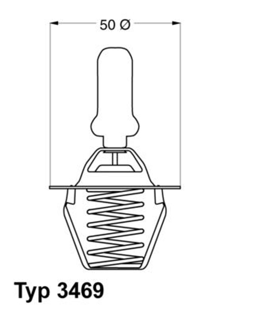 WAHLER Thermostat + Dichtung