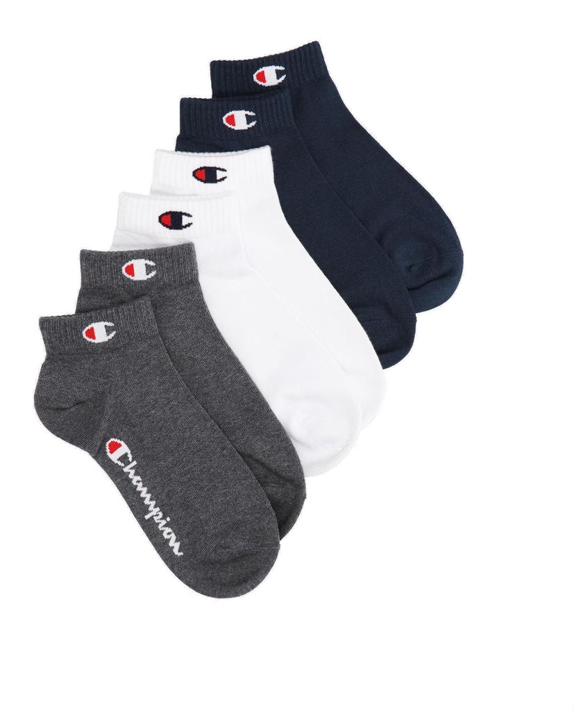 Champion Uni Basics 6pk Quarter Freizeitsocken, Marineblau, Produktbild 