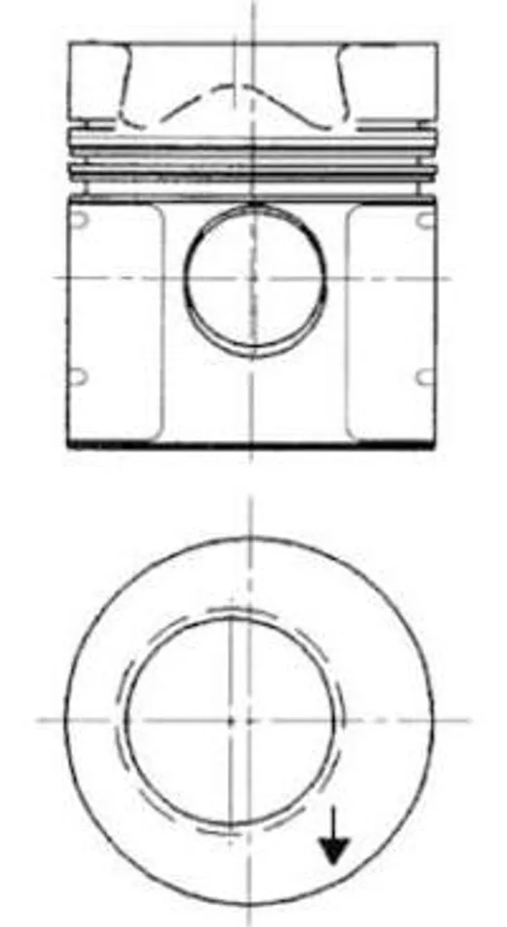 Piston KOLBENSCHMIDT 94333600 OE 3660301418 pour Transporter IV et Focus