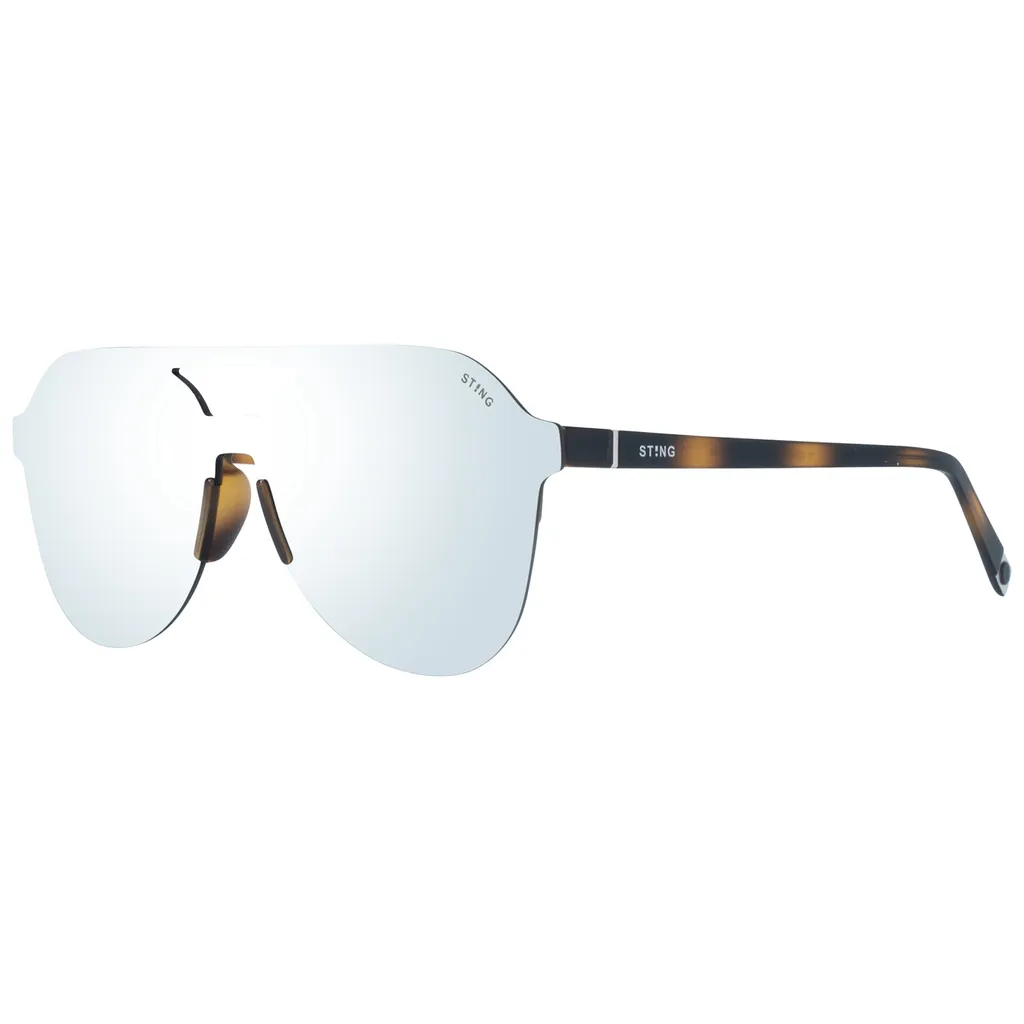 Sting SST198 878X Occhiali da Sole Maschili - Calibro 99 Argento