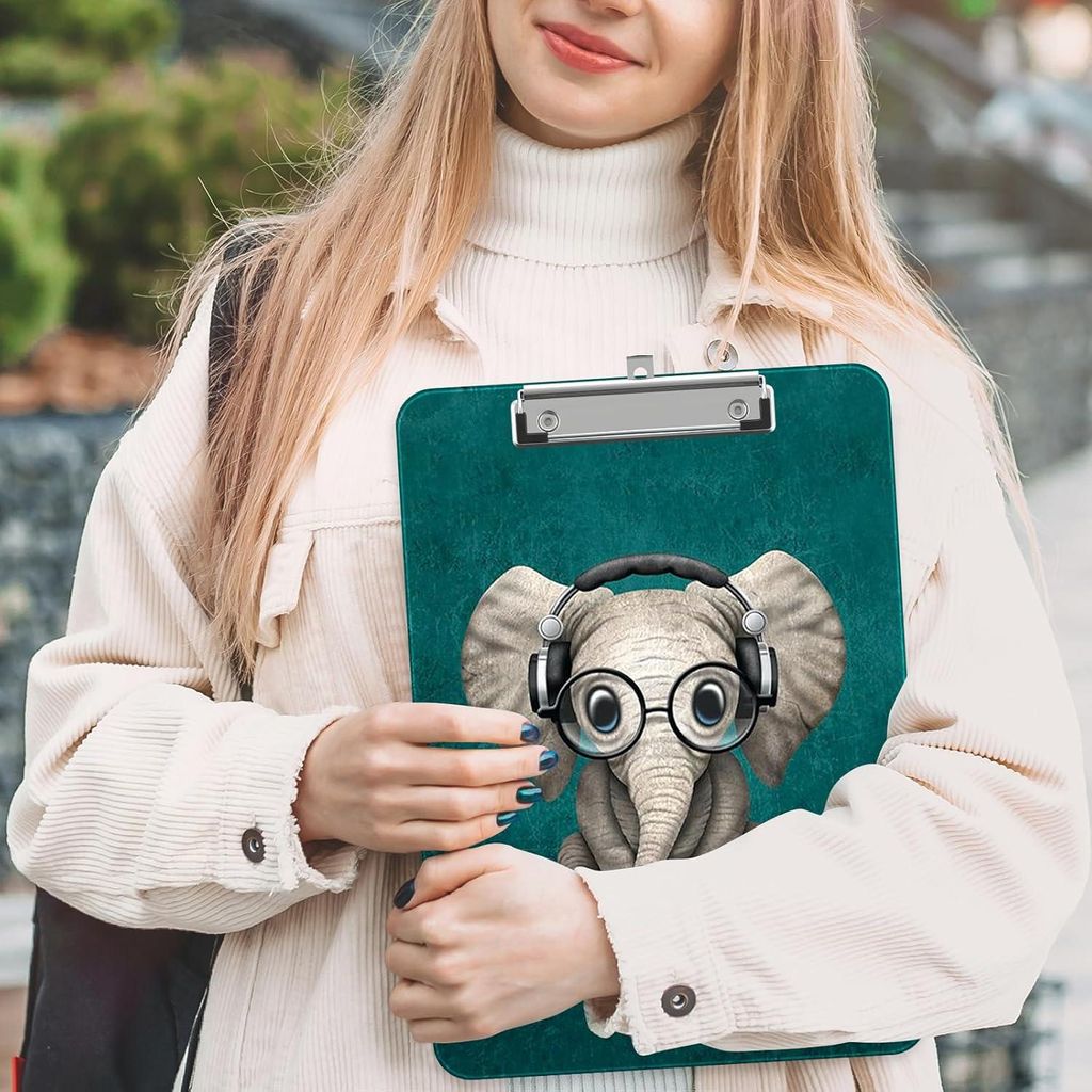 Kunststoff-Klemmbrett - dekorativ - A4 Standard - 1 Stück