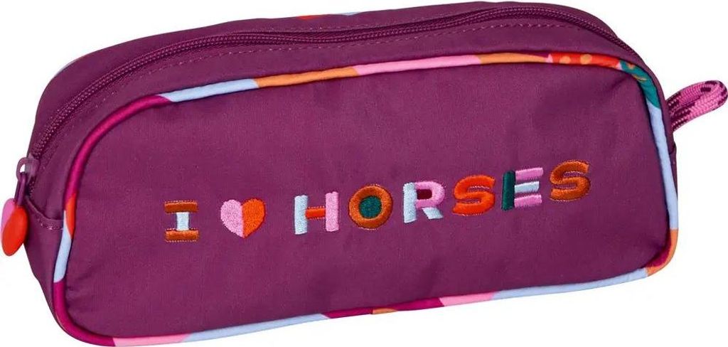 Coppenrath Verlag GmbH & Co.KG Stifte-Etui - I LOVE HORSES (fuchsia) Sonstige
